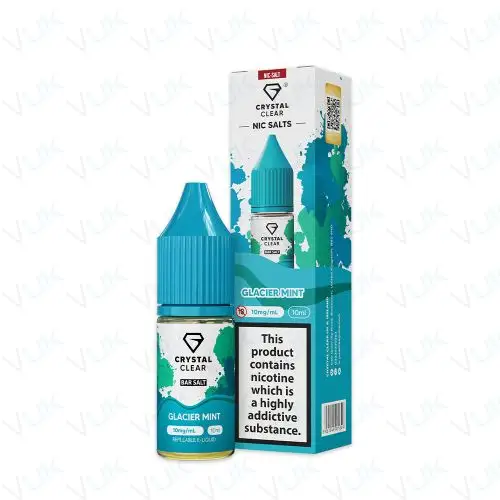 Crystal Clear Bar Salts Glacier Mint Nic Salt