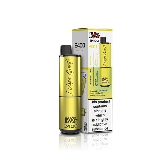 IVG 2400 4 IN 1 MULTI FLAVOUR LEMON EDITION - Power Vape Shop