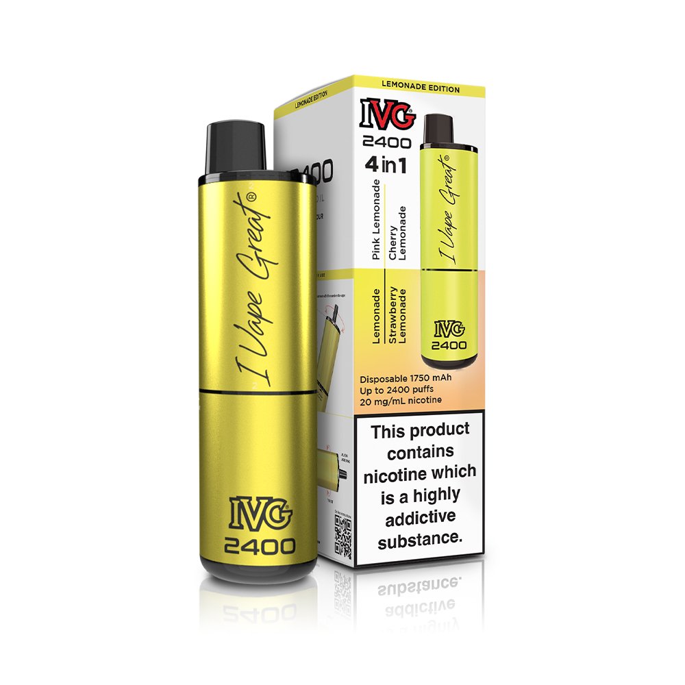 IVG 2400 4 in 1 Multi Flavour Lemonade Edition - Power Vape Shop