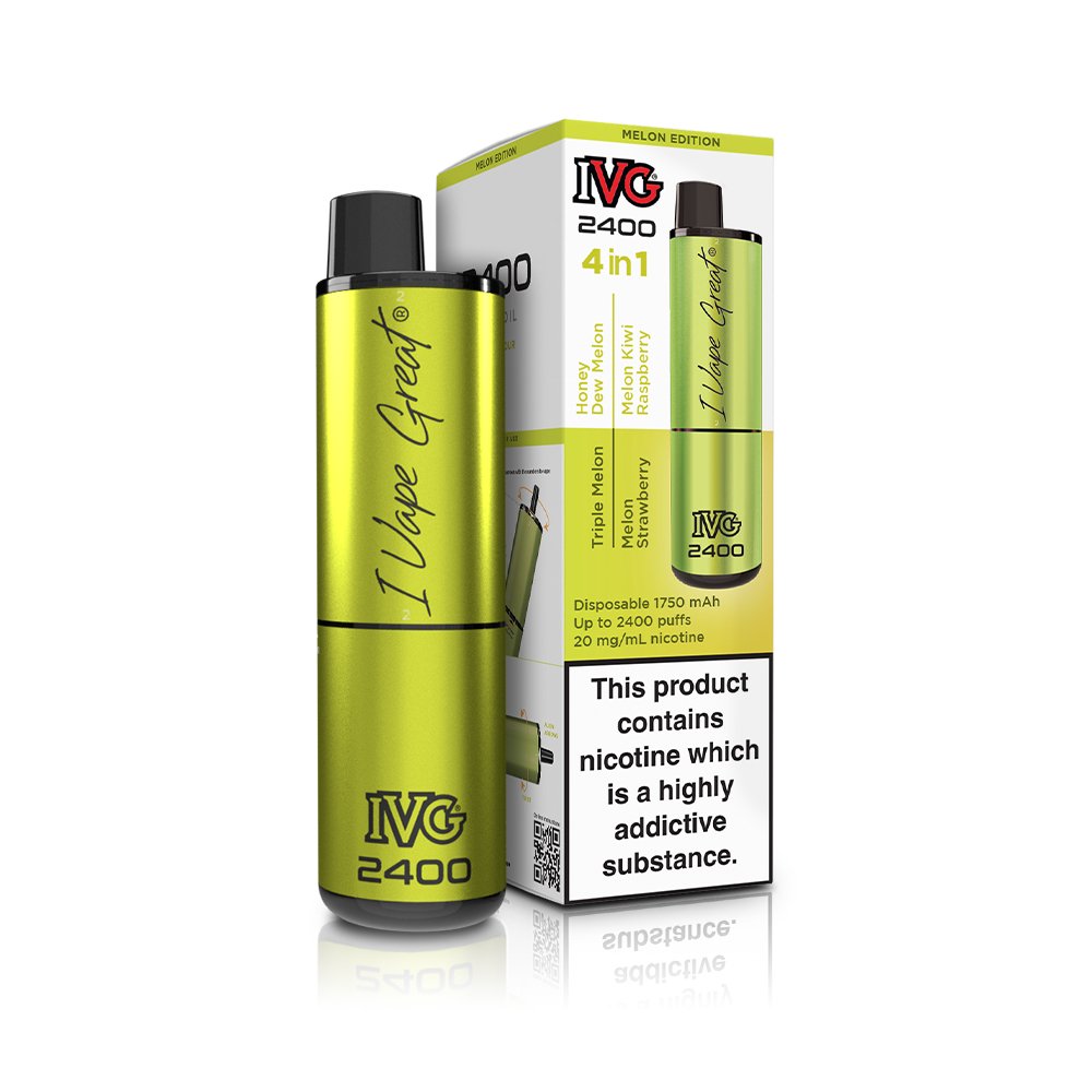 IVG 2400 4 In 1 Multi Flavour Melon Edition - Power Vape Shop