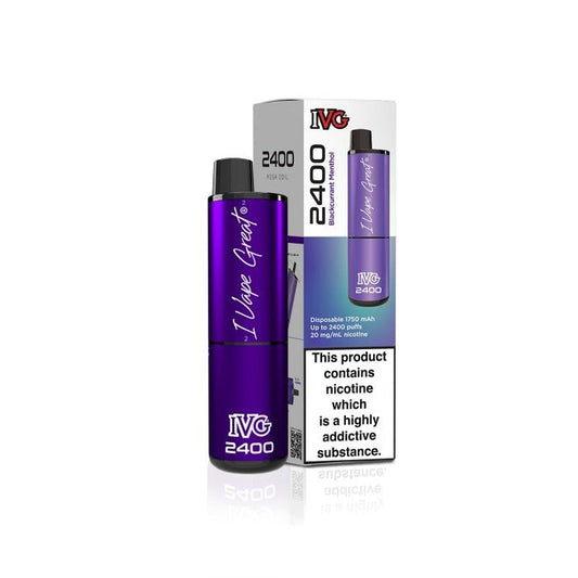 IVG 2400 Blackcurrant Menthol - Power Vape Shop
