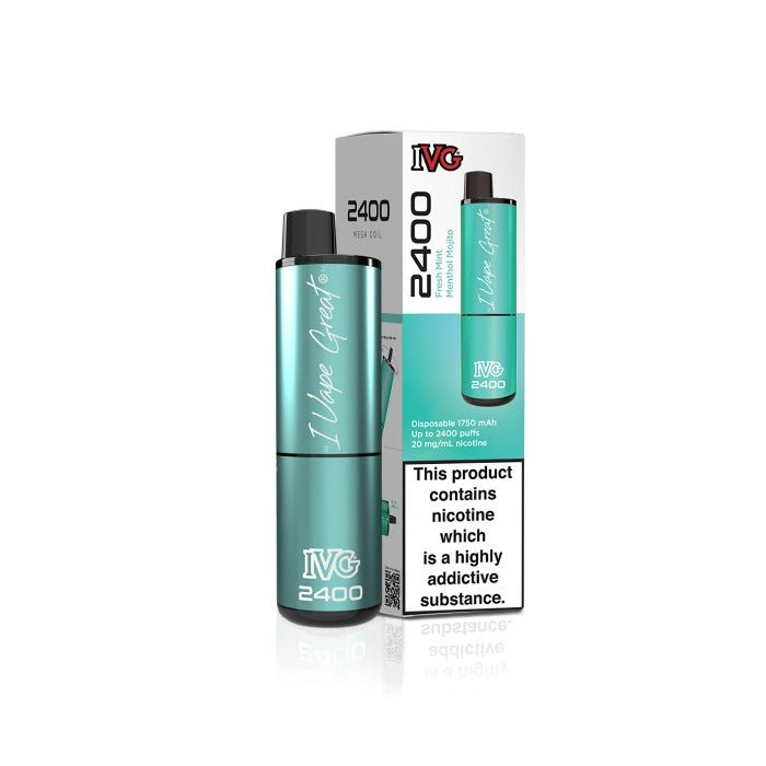 IVG 2400 Fresh Mint Menthol Mojito - Power Vape Shop