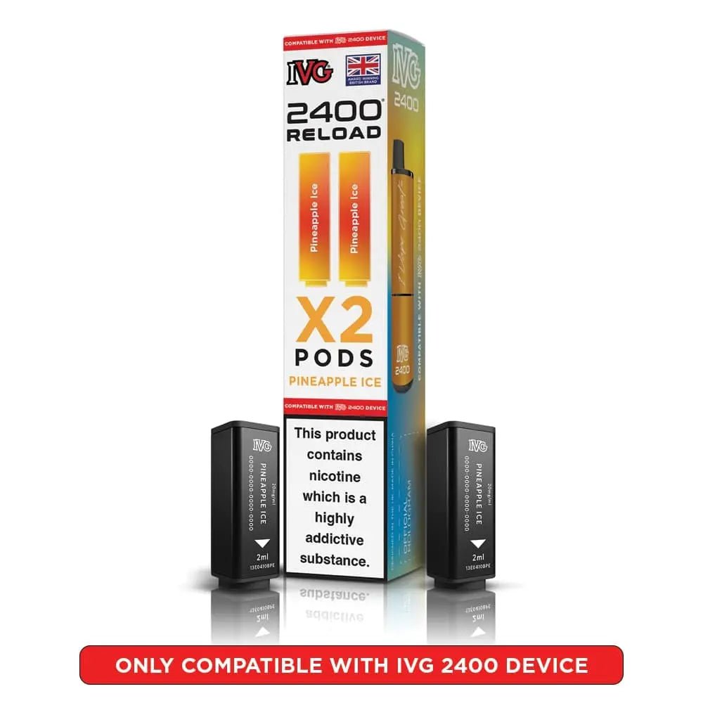 IVG 2400 Reload 4 in 1 Prefilled Pods | Pack of 4 - Power Vape Shop
