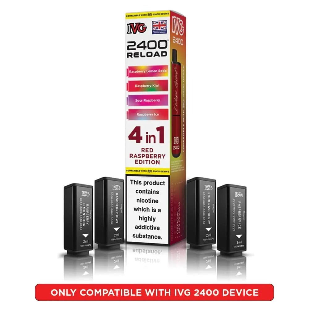 IVG 2400 Reload 4 in 1 Prefilled Pods | Pack of 4 - Power Vape Shop