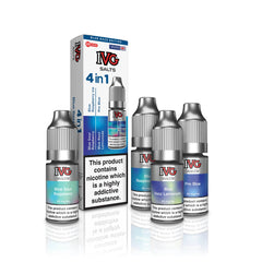 IVG 4 in 1 Blue Razz Edition Nic Salt E-Liquid (10ml) - Power Vape Shop