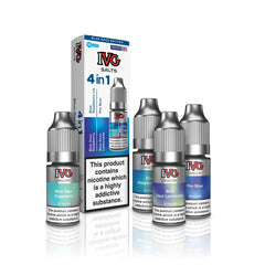 IVG 4 in 1 Blue Razz Edition Nic Salt E-Liquid (10ml) - Power Vape Shop