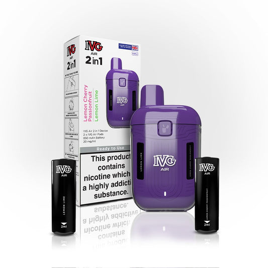 IVG Air 2 in 1 Purple - Power Vape Shop