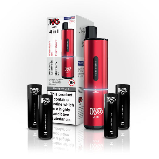 IVG Air 4 In 1 Red Starter Kit - Power Vape Shop