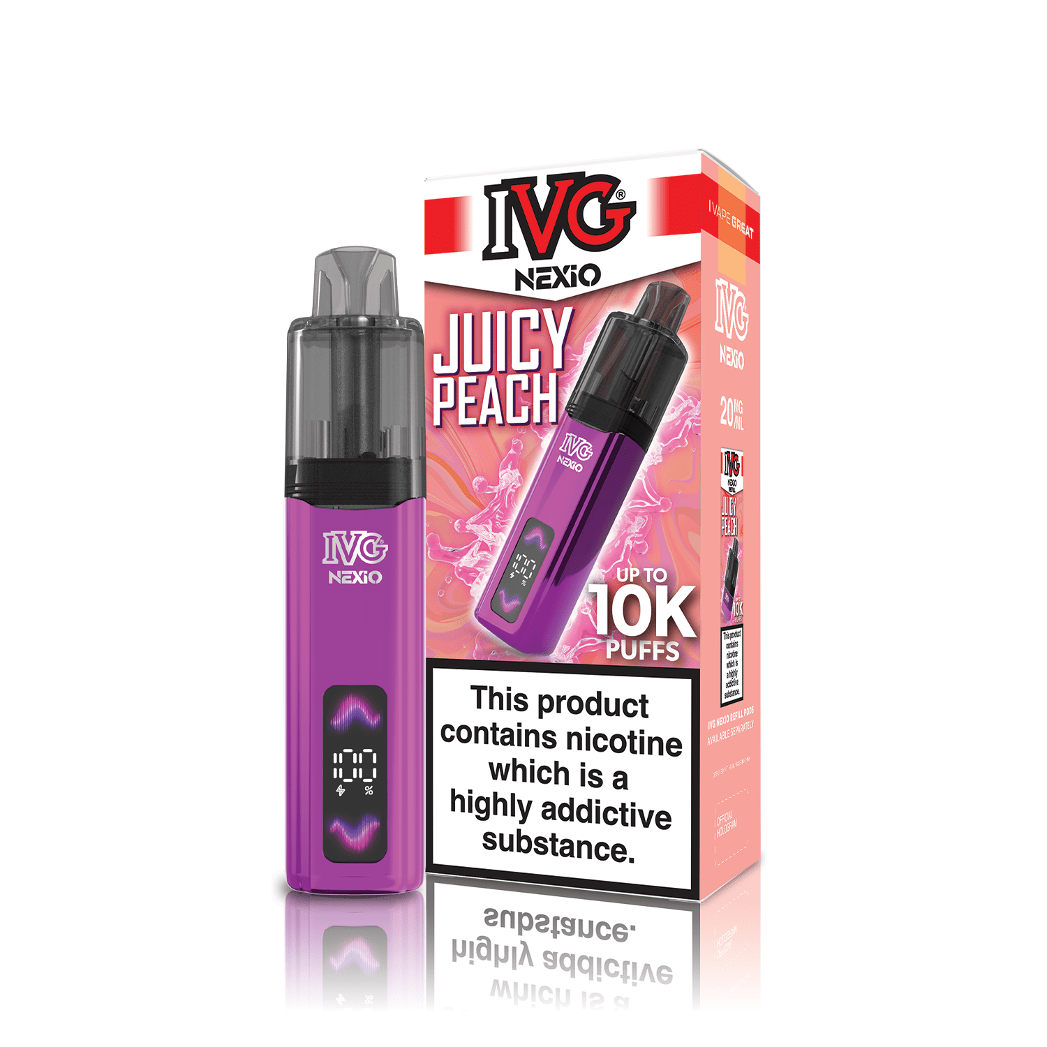 IVG Nexio 10K Puffs Prefilled Pod Vape Kit - Power Vape Shop