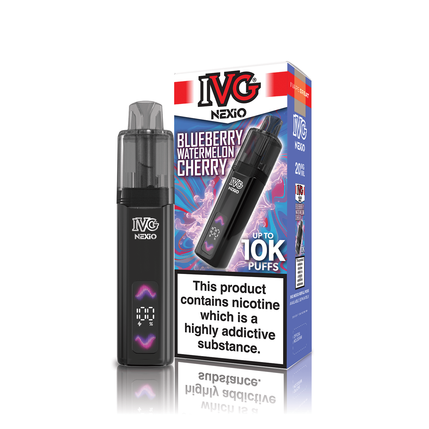 IVG Nexio 10K Puffs Prefilled Pod Vape Kit - Power Vape Shop