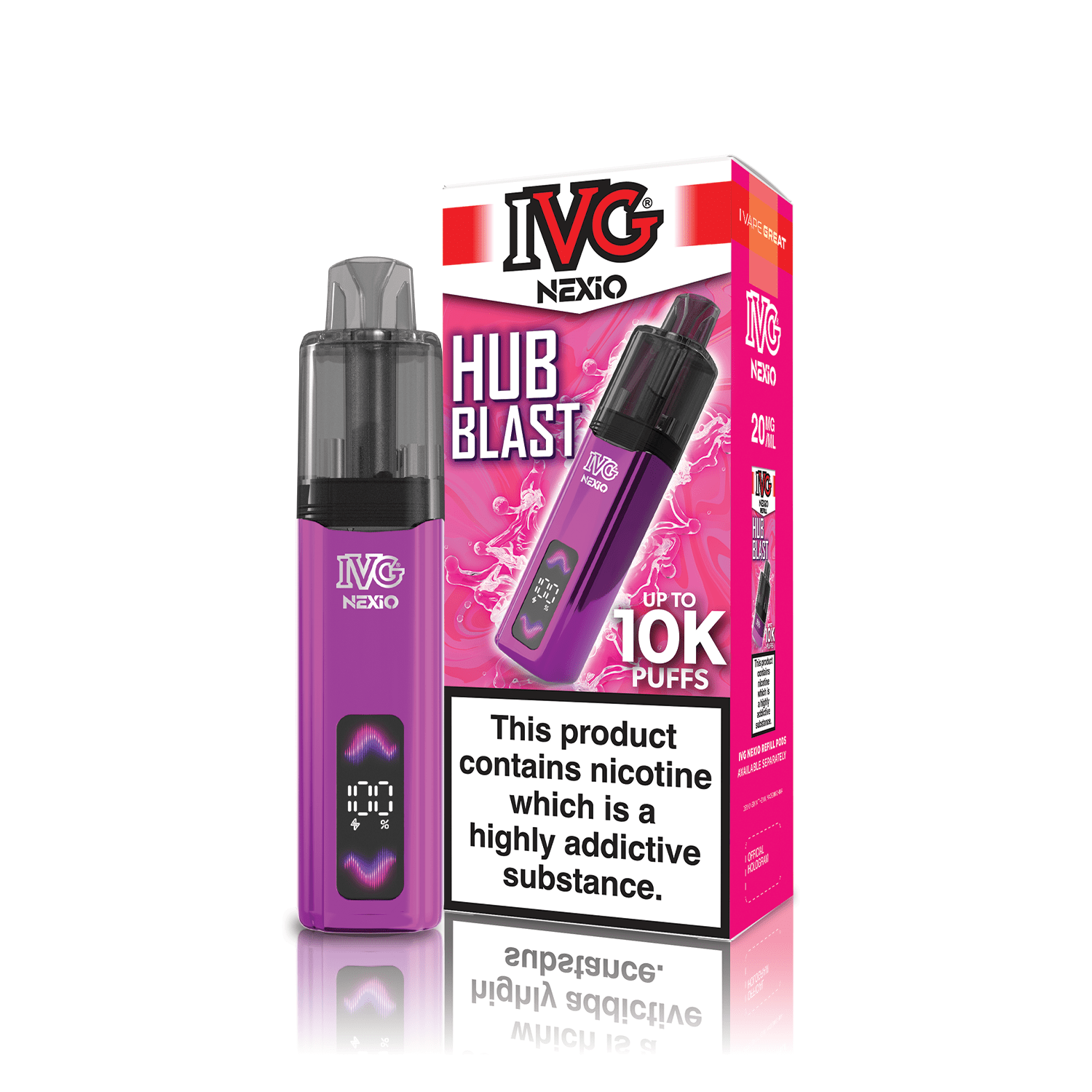IVG Nexio 10K Puffs Prefilled Pod Vape Kit - Power Vape Shop