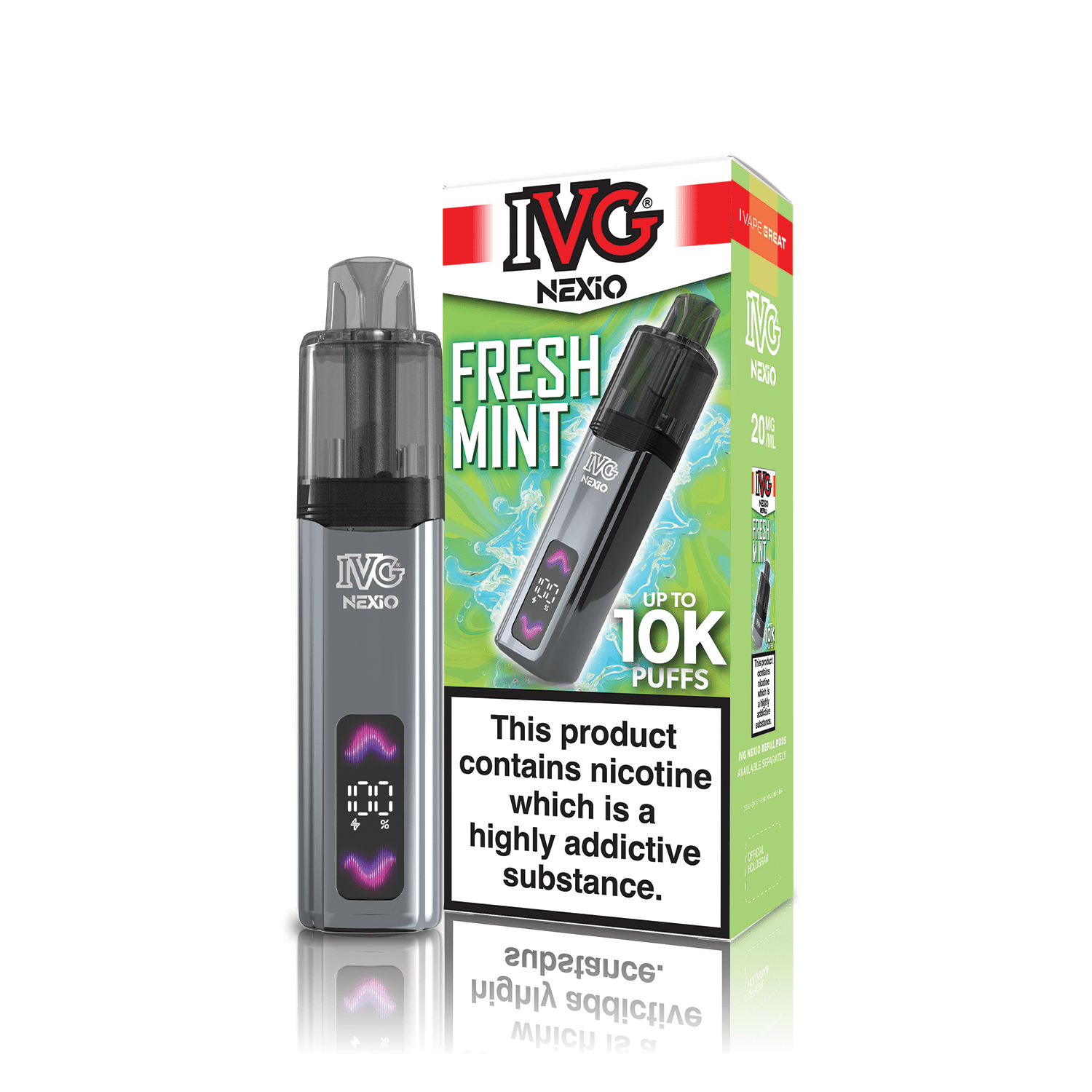 IVG Nexio 10K Puffs Prefilled Pod Vape Kit - Power Vape Shop