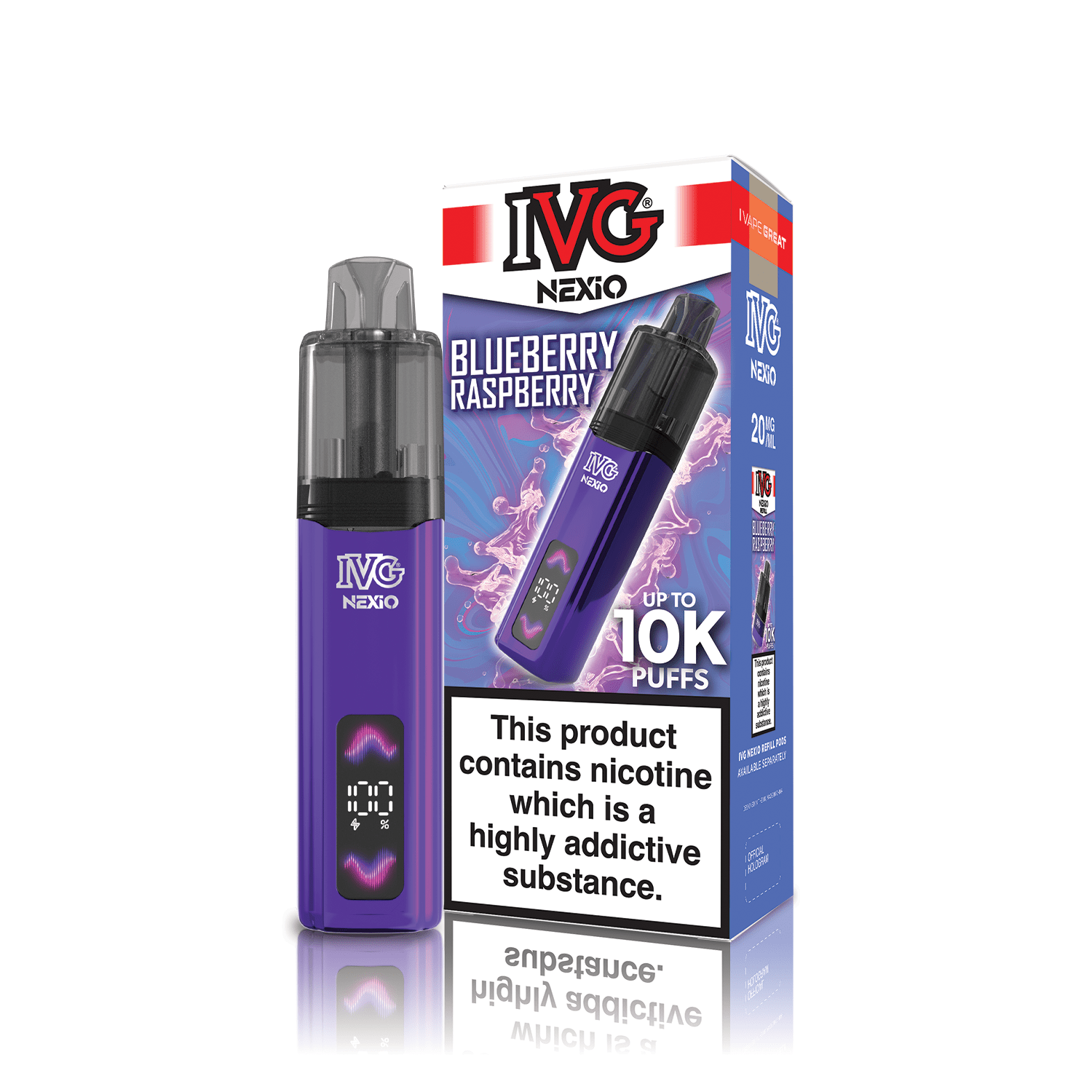 IVG Nexio 10K Puffs Prefilled Pod Vape Kit - Power Vape Shop