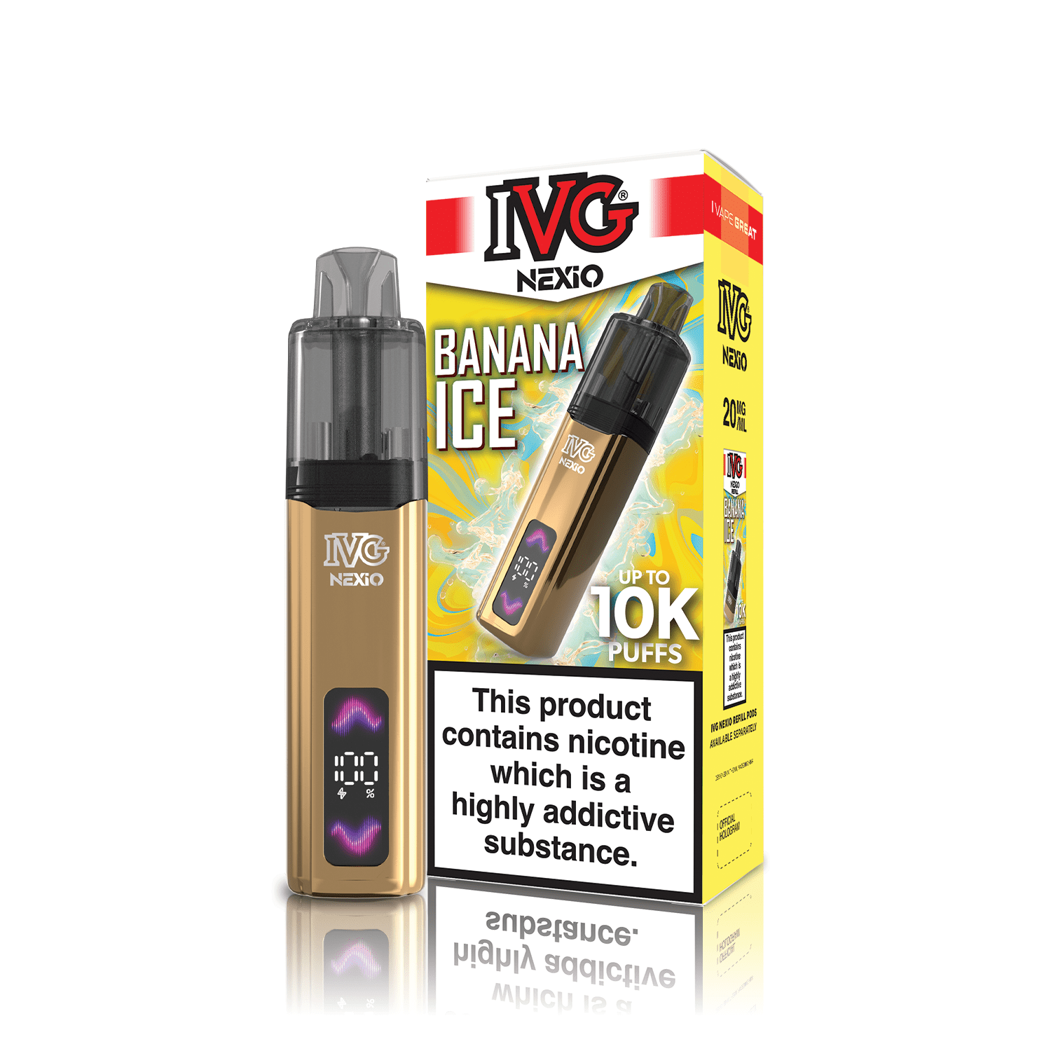 IVG Nexio 10K Puffs Prefilled Pod Vape Kit - Power Vape Shop