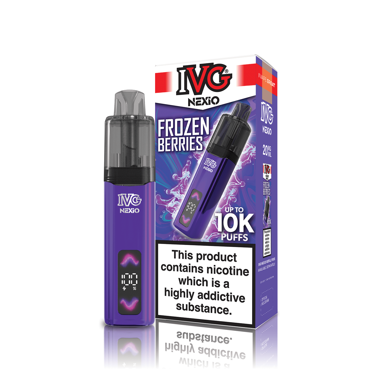 IVG Nexio 10K Puffs Prefilled Pod Vape Kit - Power Vape Shop