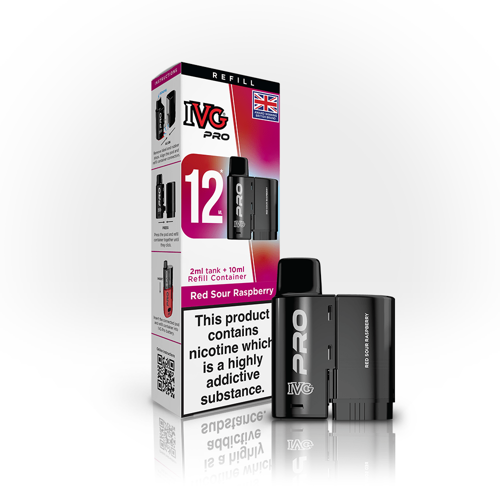 IVG Pro 12 Prefilled Vape Pods | Refill Containers - Power Vape Shop