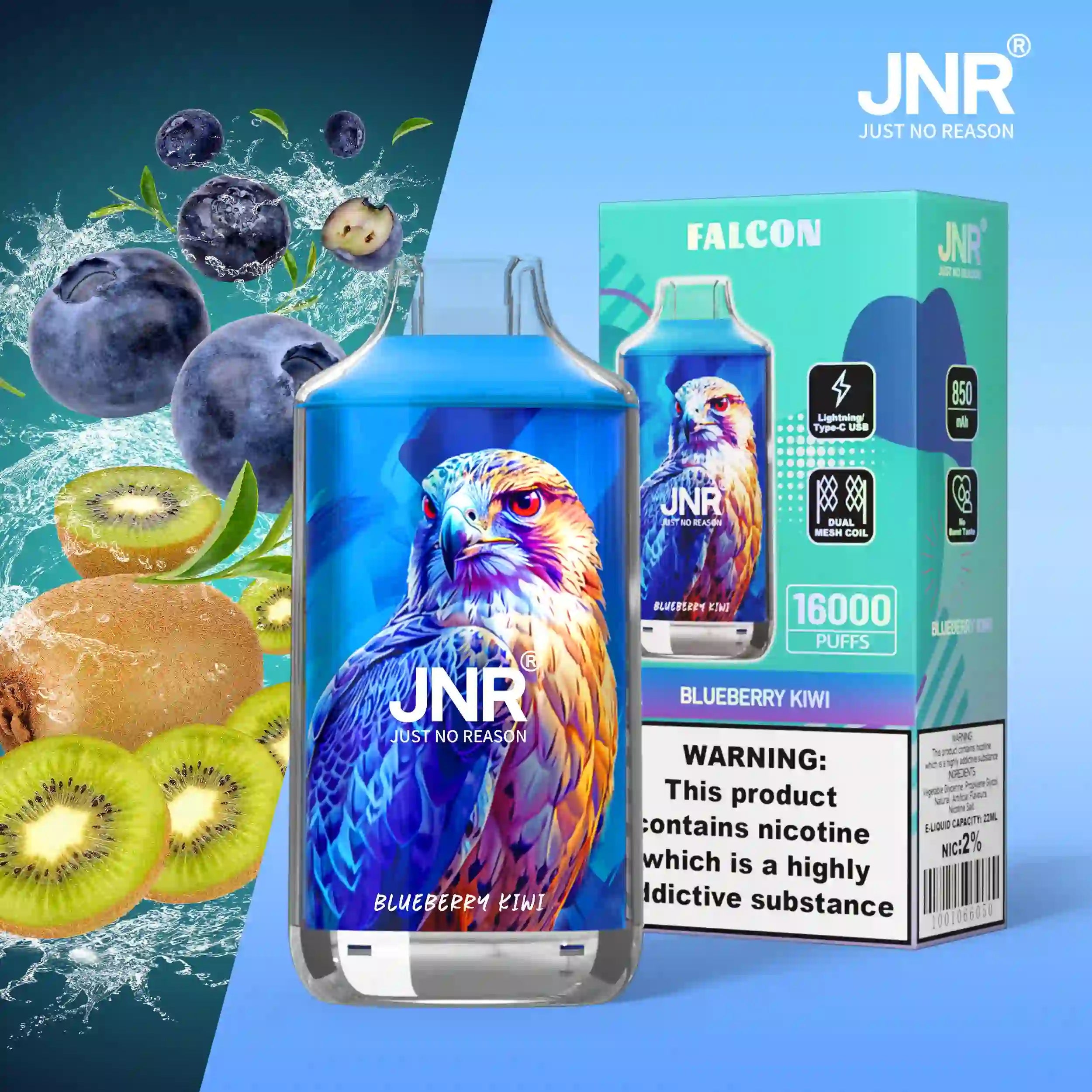 JNR Falco 16k Prefilled Vape - Power Vape Shop