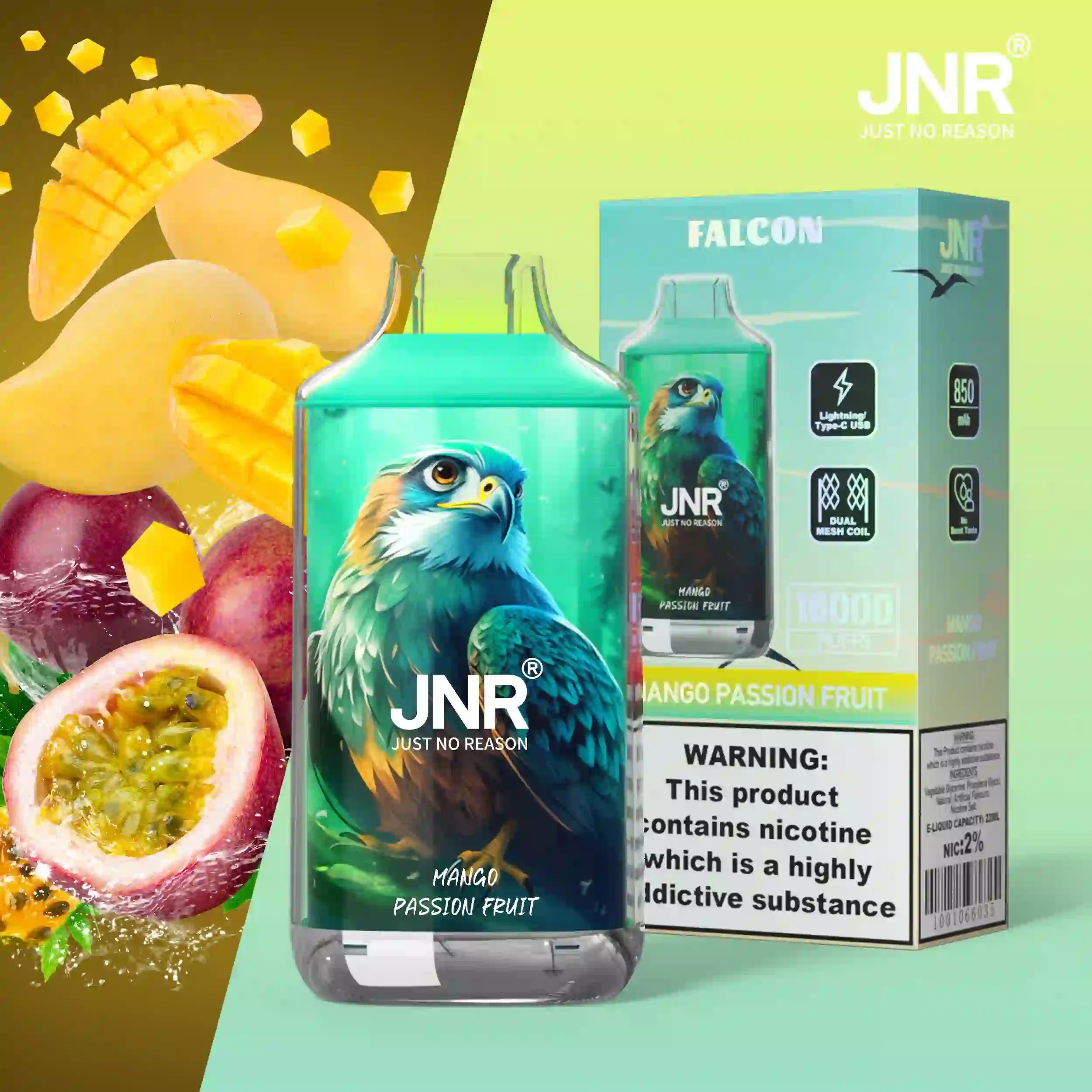 JNR Falco 16k Prefilled Vape - Power Vape Shop