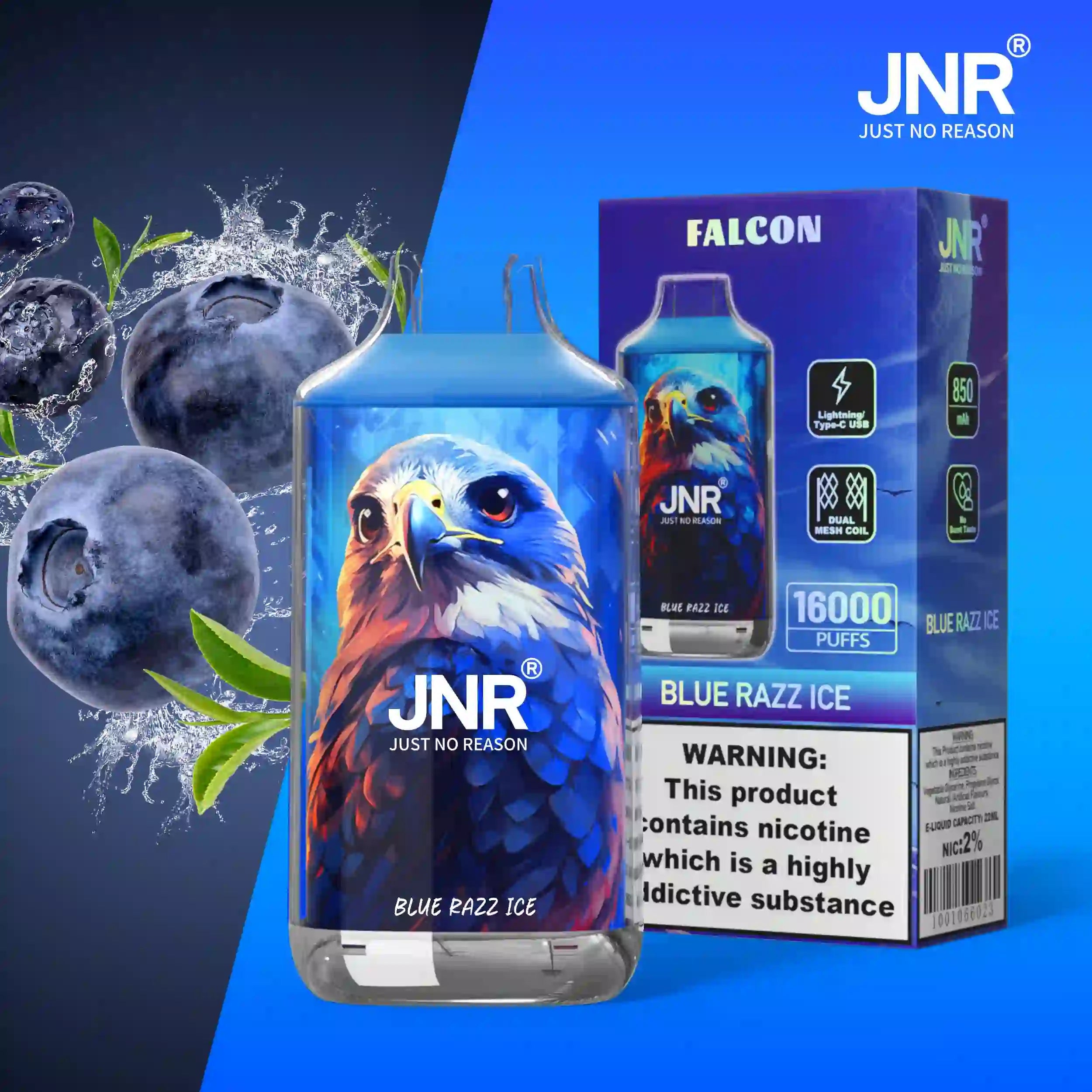 JNR Falco 16k Prefilled Vape - Power Vape Shop