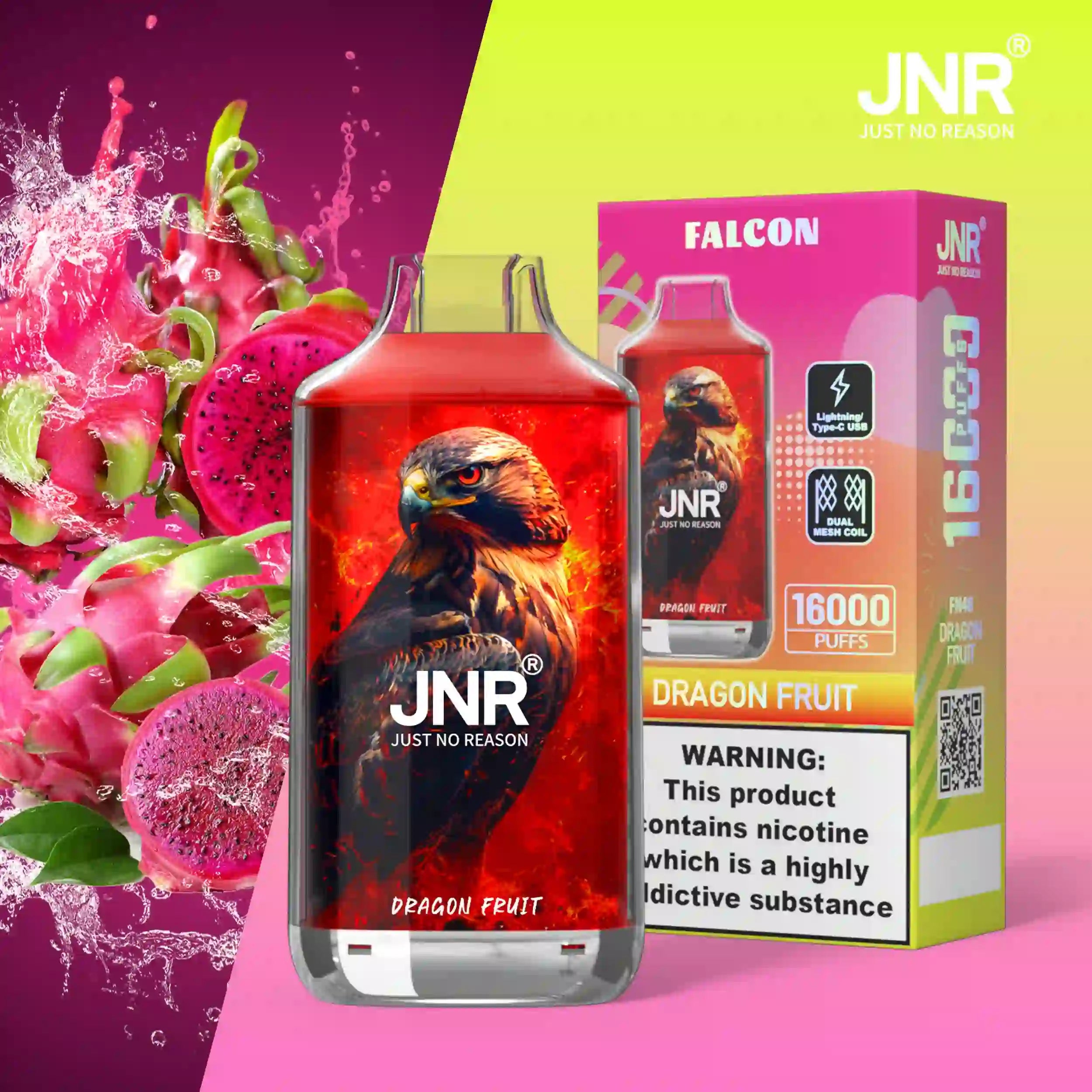 JNR Falco 16k Prefilled Vape - Power Vape Shop