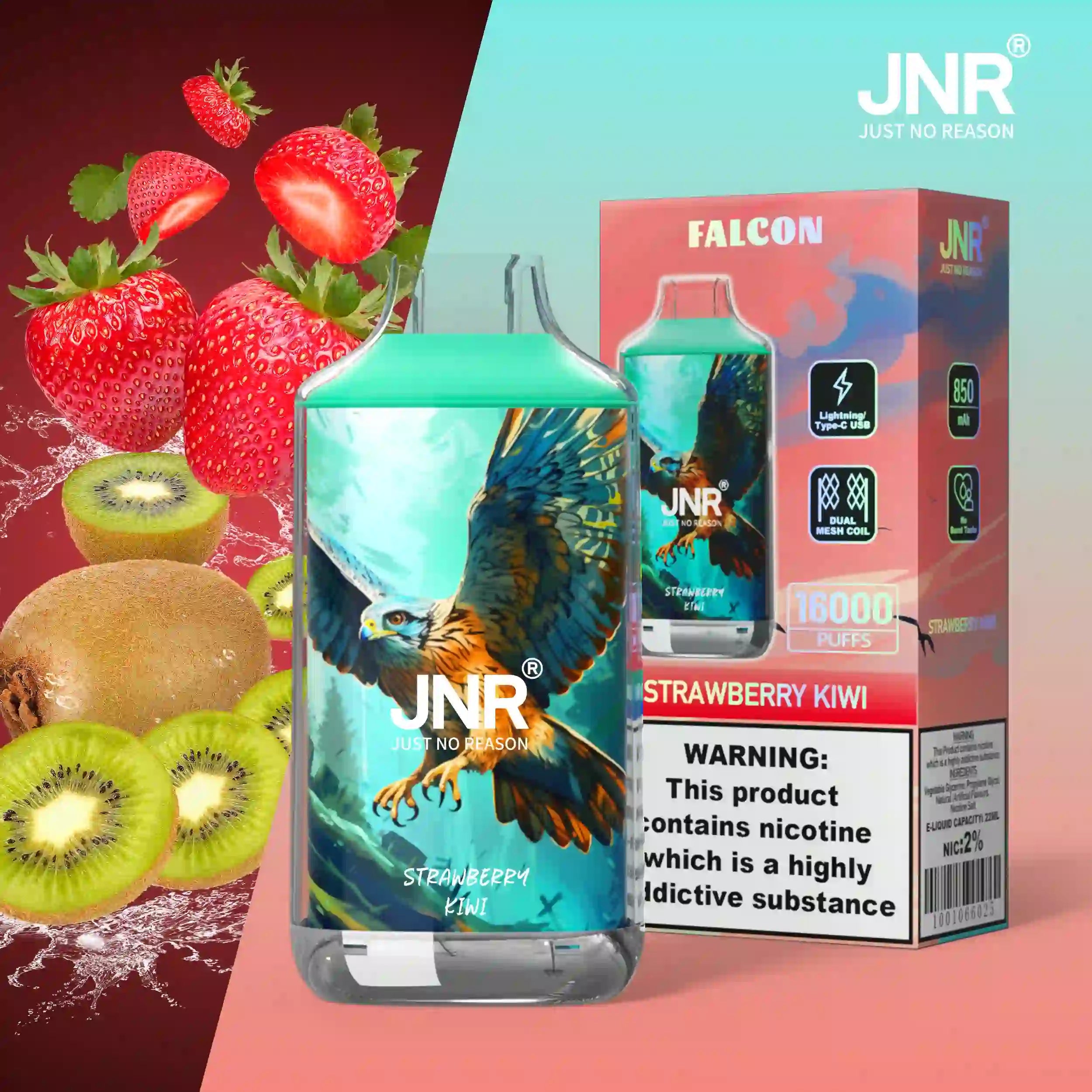 JNR Falco 16k Prefilled Vape - Power Vape Shop