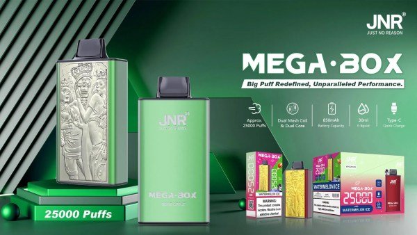 JNR Mega Box 25k Prefilled Vape JNR Mega Box 25k Prefilled Vape