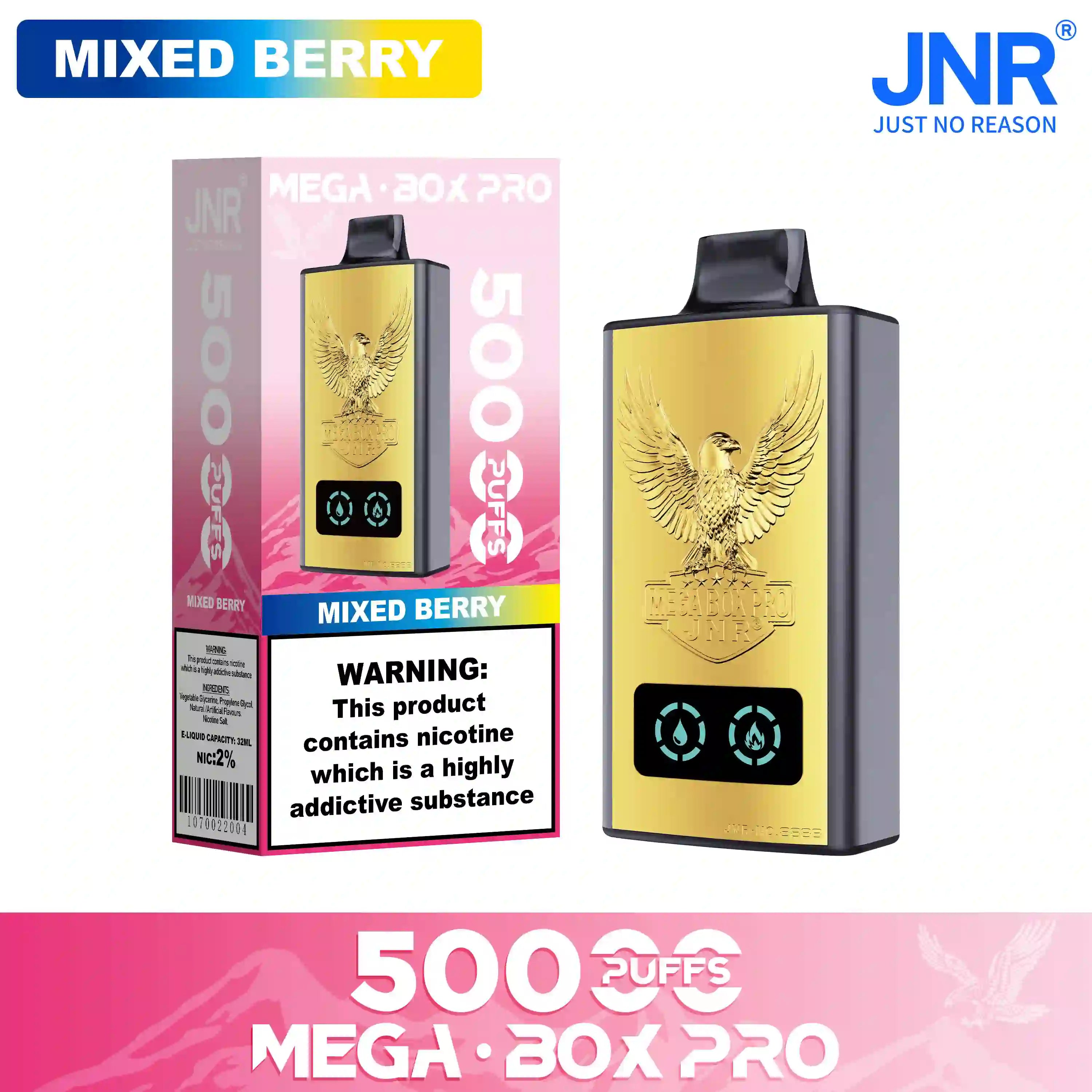JNR Mega Box Pro 50000 Prefilled Vape - Power Vape Shop