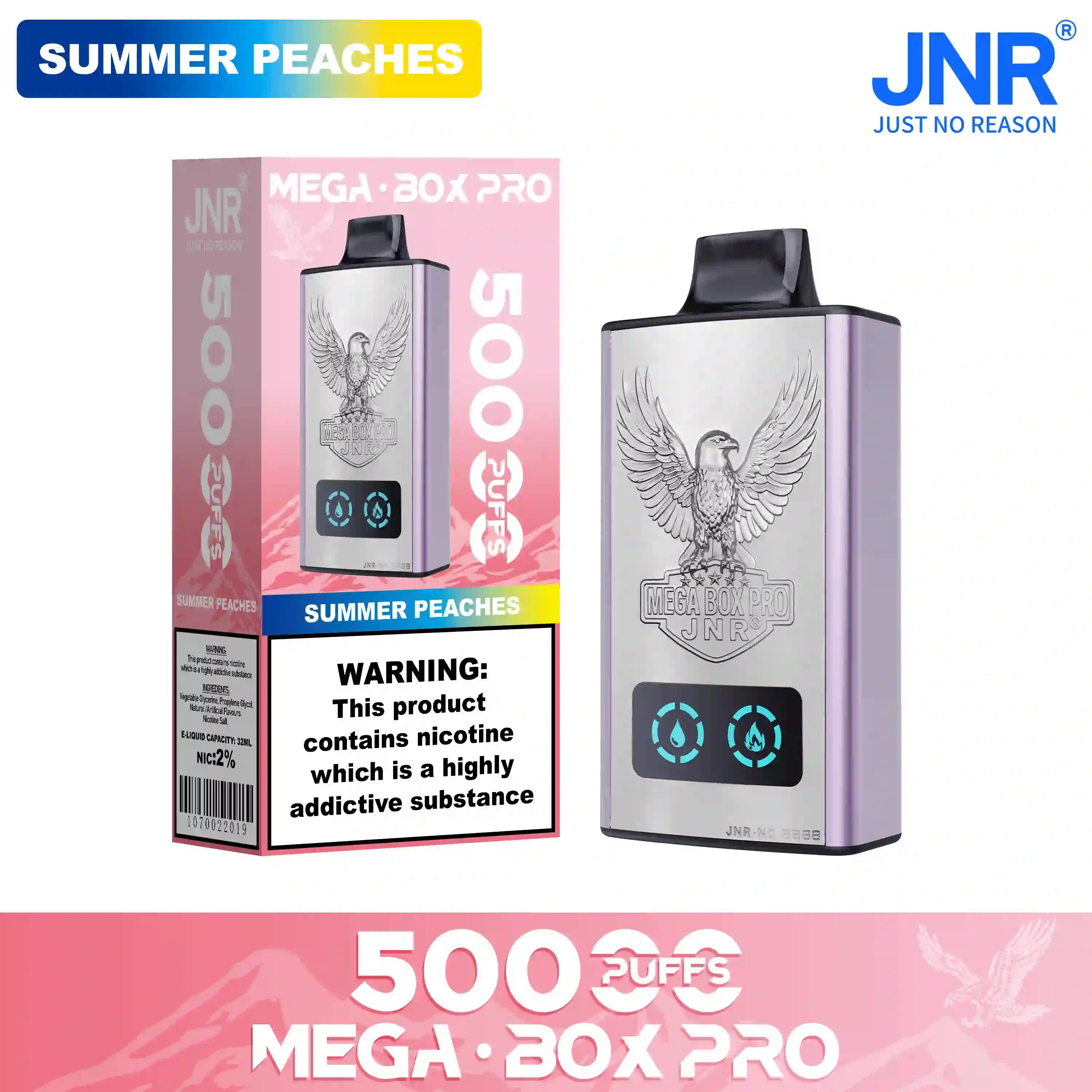 JNR Mega Box Pro 50000 Prefilled Vape - Power Vape Shop