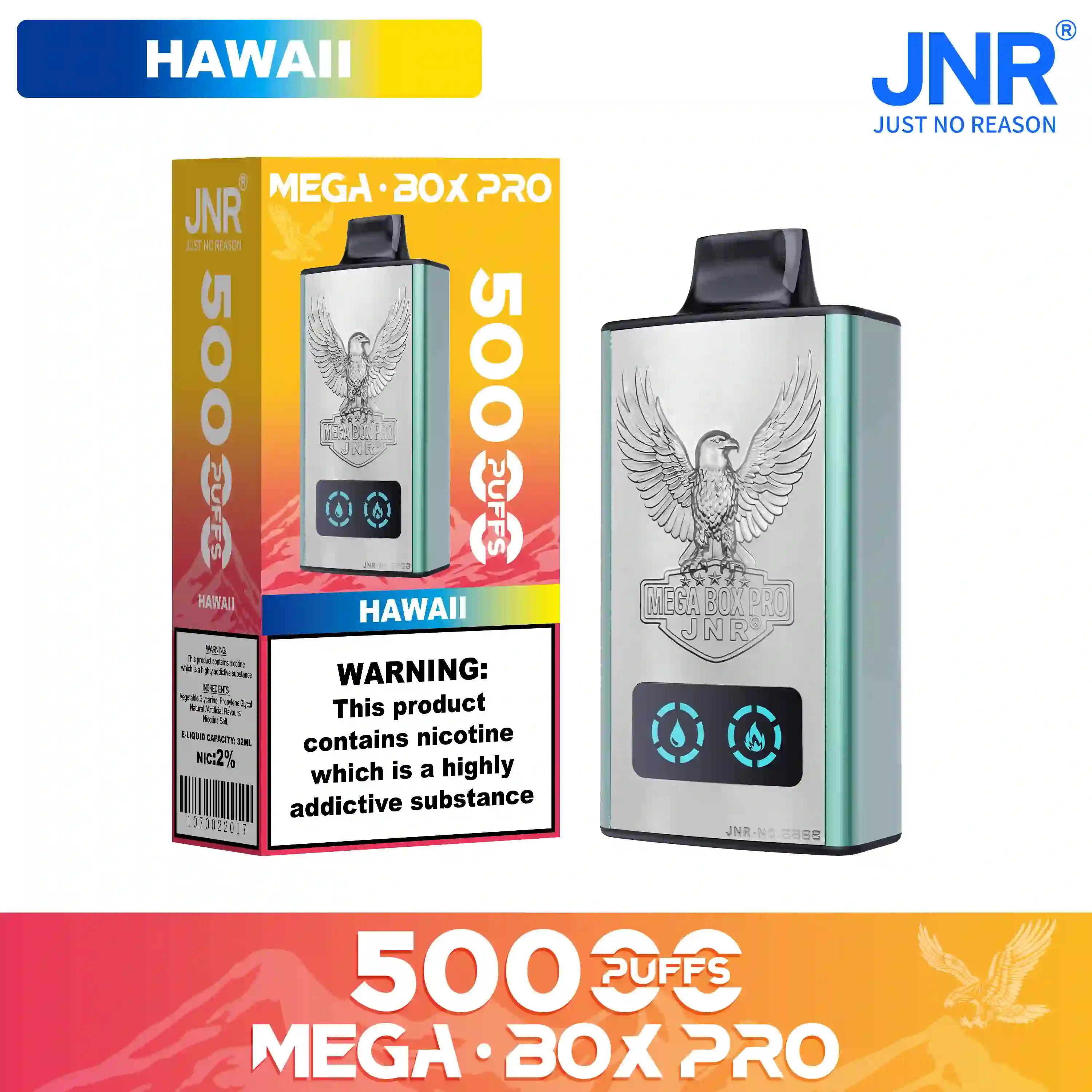 JNR Mega Box Pro 50000 Prefilled Vape - Power Vape Shop