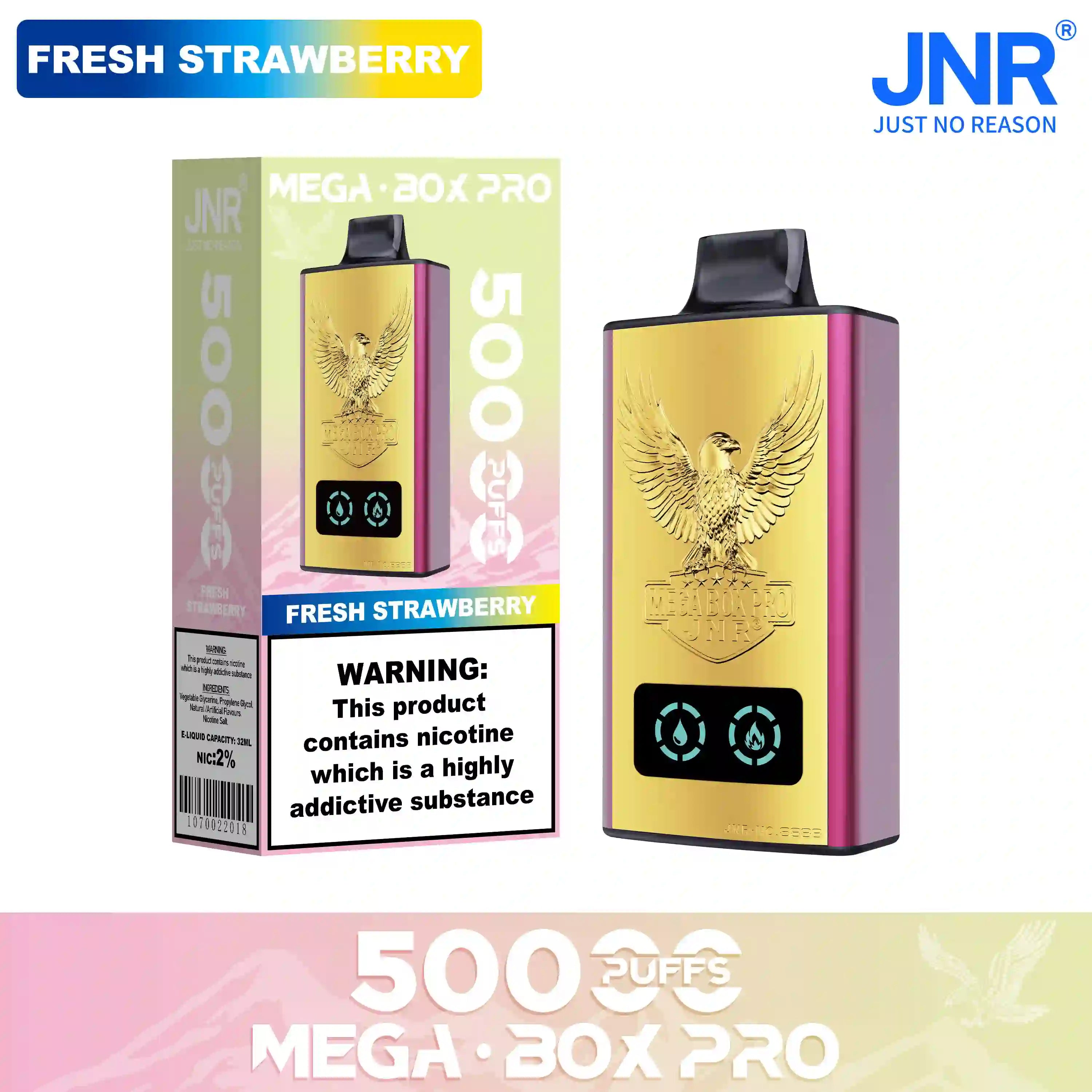 JNR Mega Box Pro 50000 Prefilled Vape - Power Vape Shop