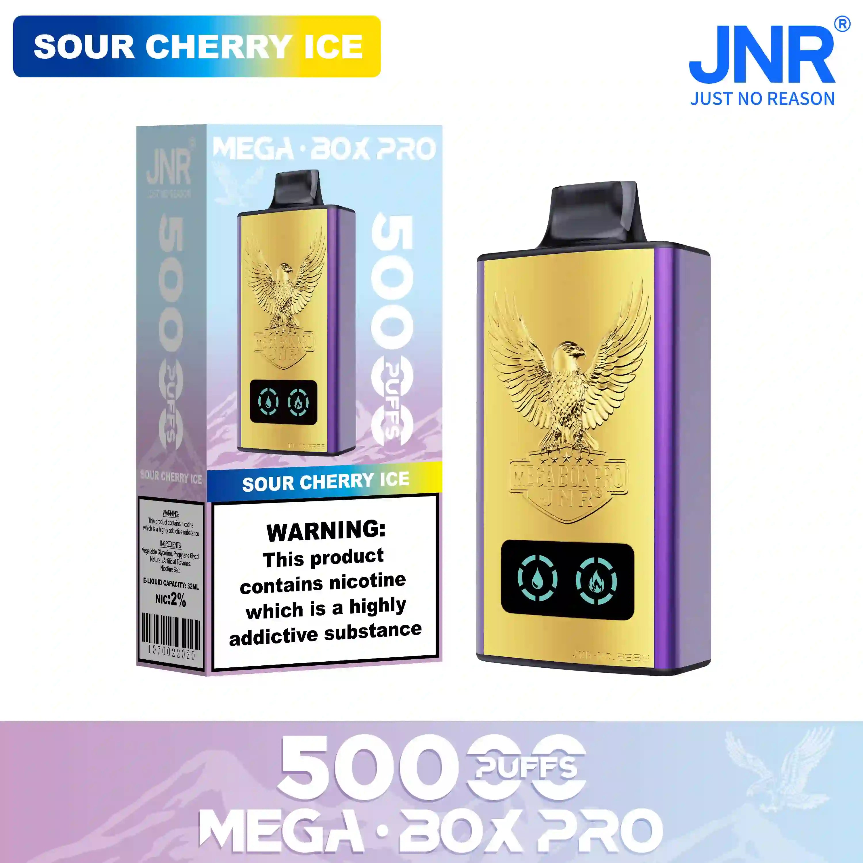 JNR Mega Box Pro 50000 Prefilled Vape - Power Vape Shop