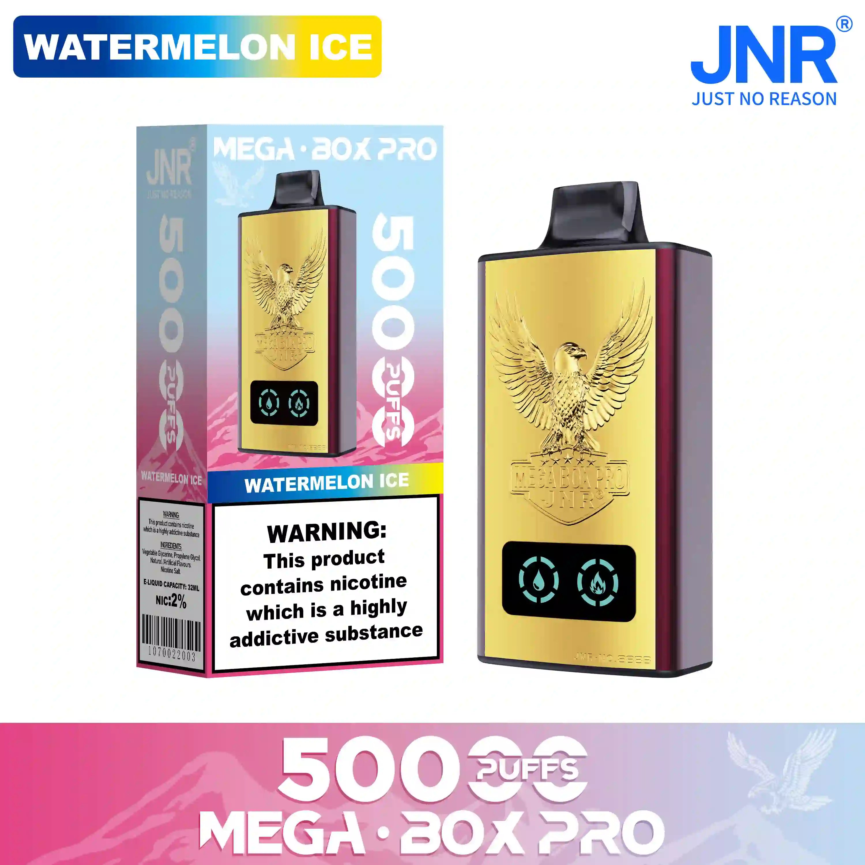 JNR Mega Box Pro 50000 Prefilled Vape - Power Vape Shop