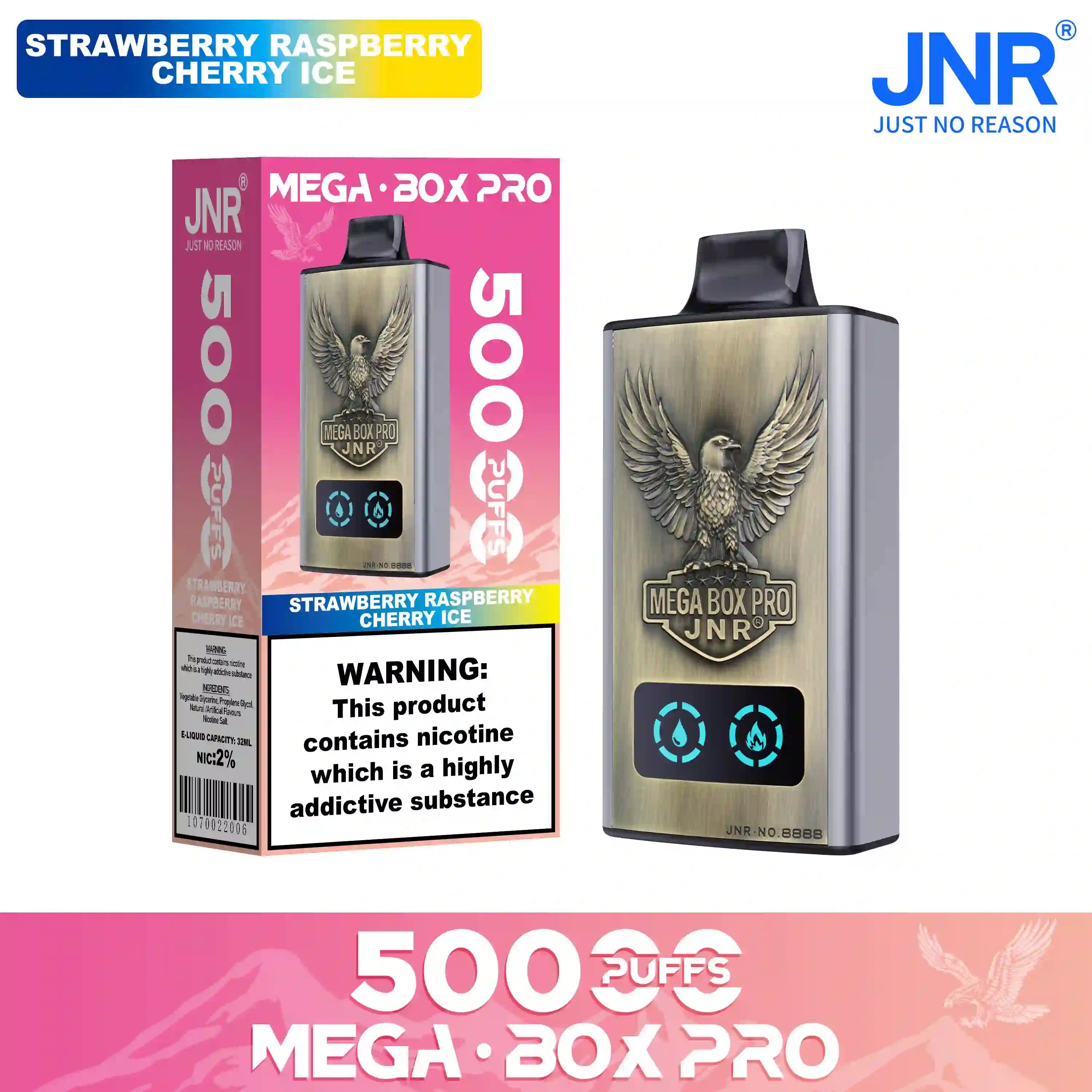 JNR Mega Box Pro 50000 Prefilled Vape - Power Vape Shop
