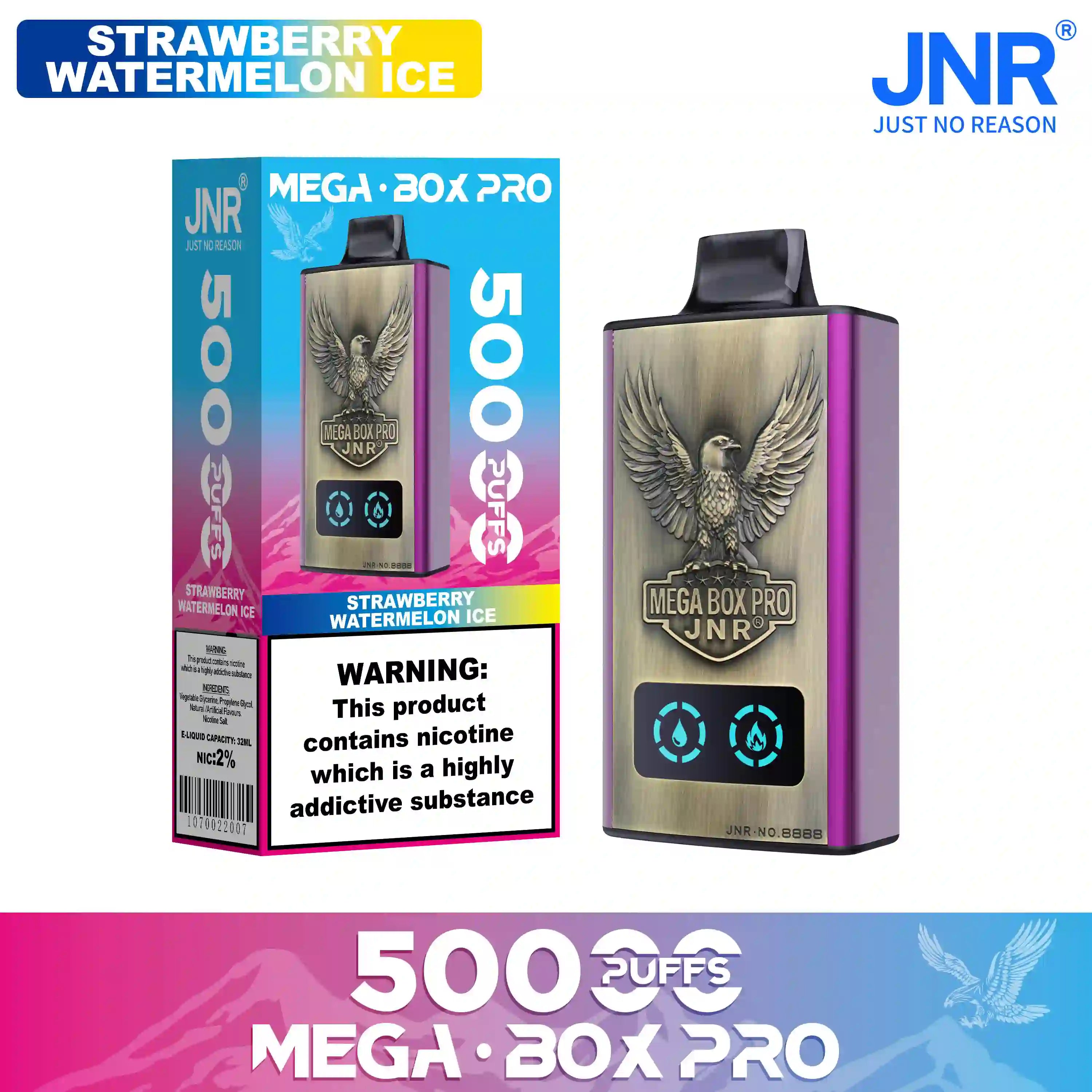JNR Mega Box Pro 50000 Prefilled Vape - Power Vape Shop