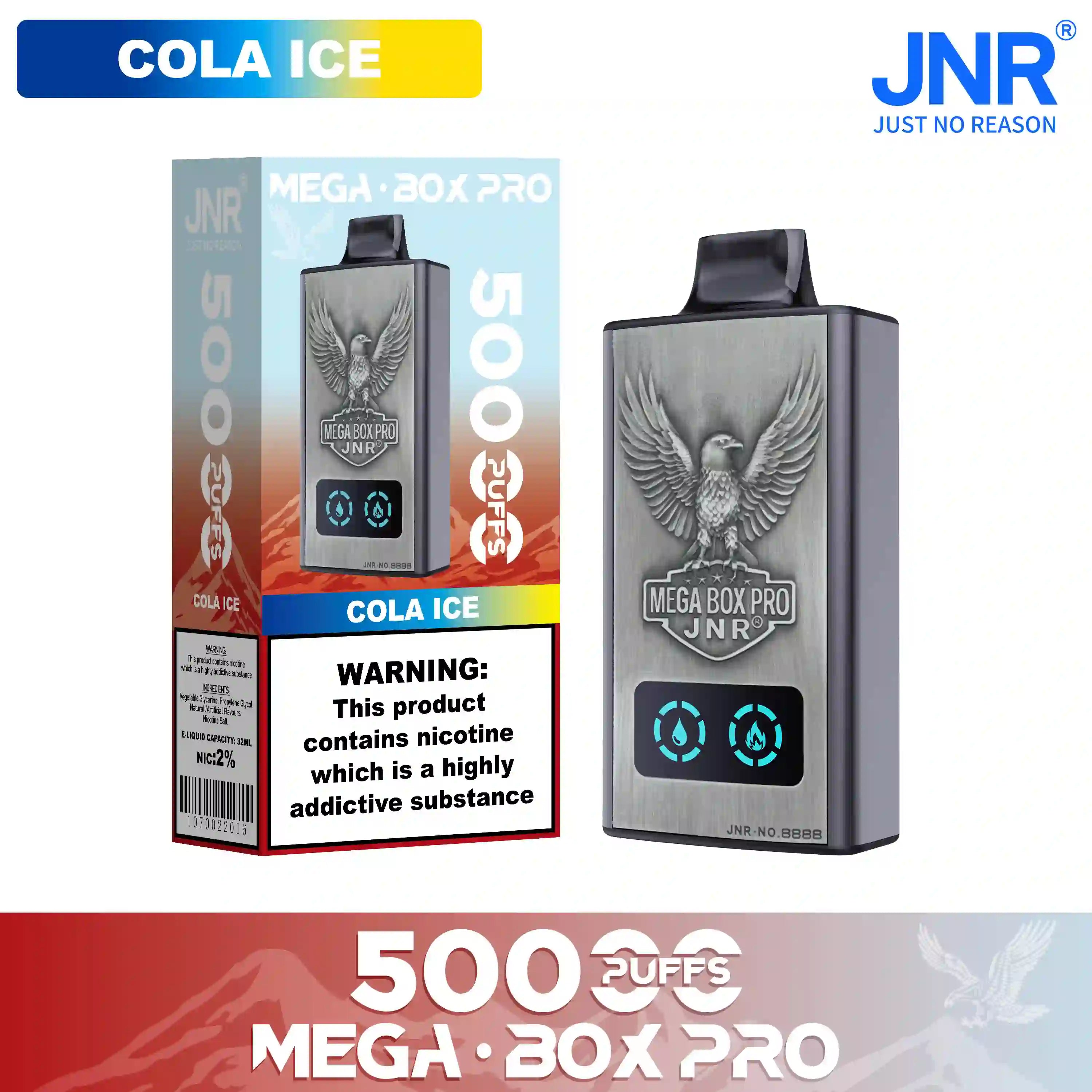 JNR Mega Box Pro 50000 Prefilled Vape - Power Vape Shop