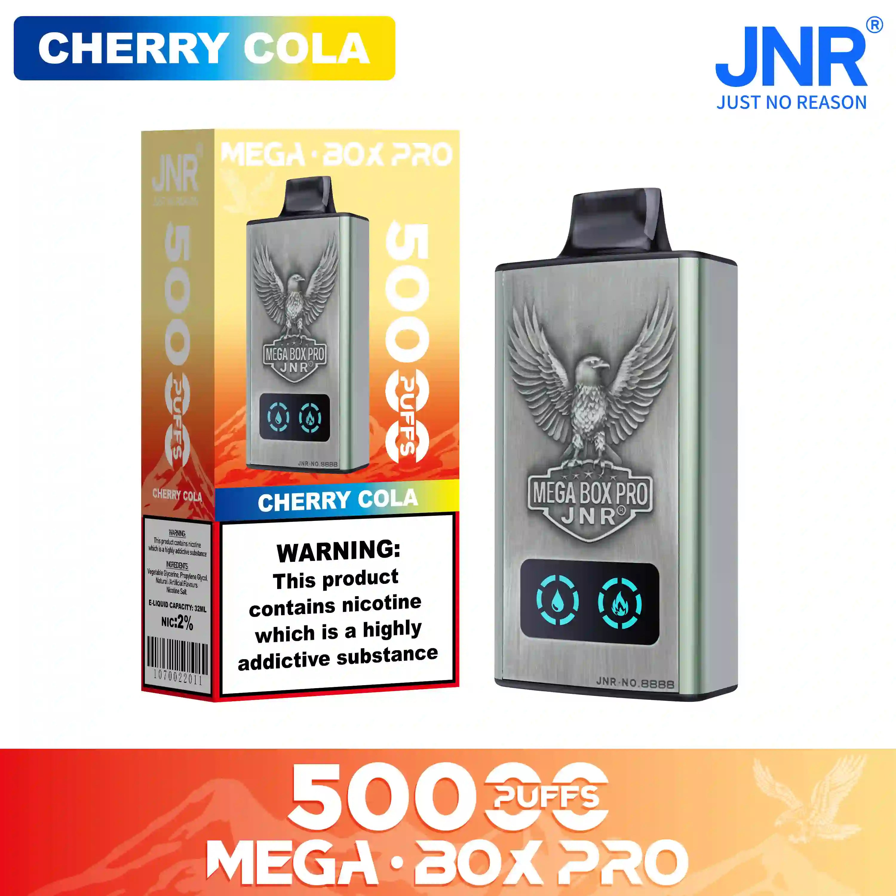 JNR Mega Box Pro 50000 Prefilled Vape - Power Vape Shop