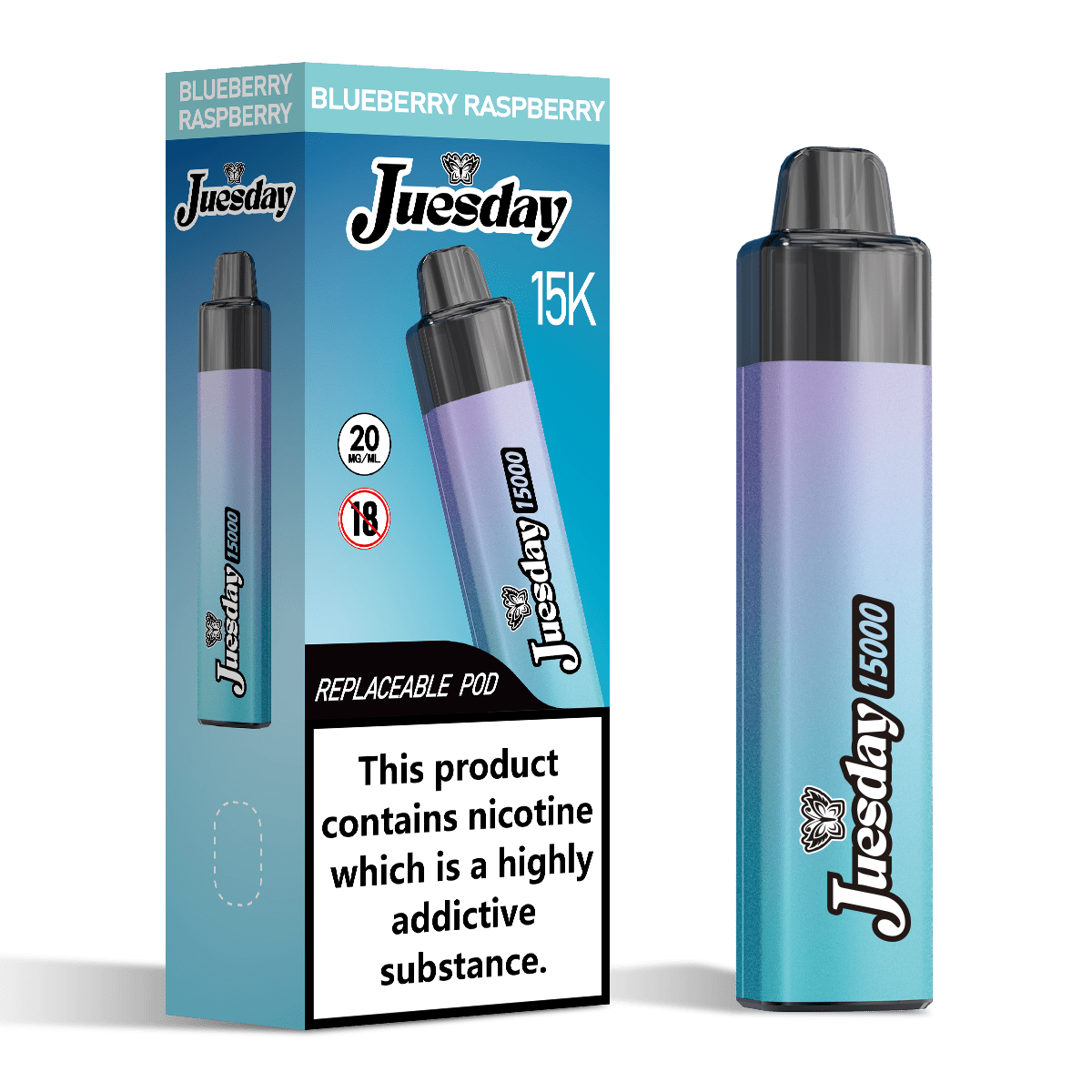 Juesday 15k Prefilled Pod Vape Kit - Power Vape Shop