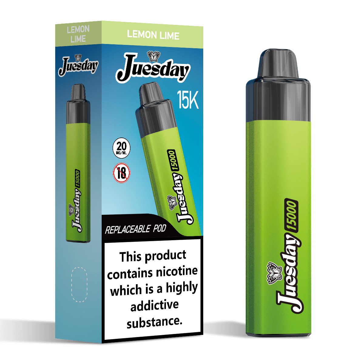 Juesday 15k Prefilled Pod Vape Kit - Power Vape Shop