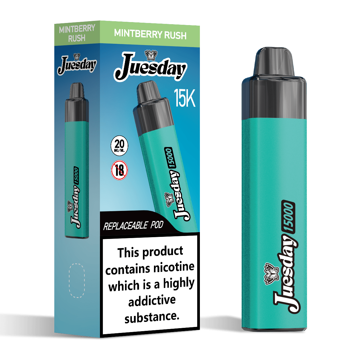 Juesday 15k Prefilled Pod Vape Kit - Power Vape Shop