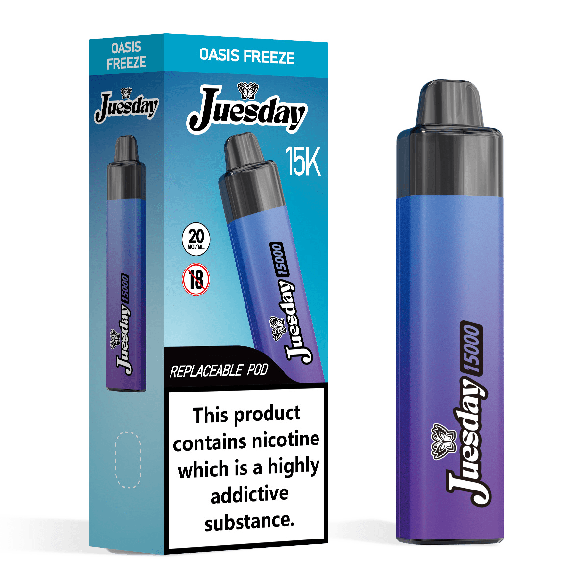 Juesday 15k Prefilled Pod Vape Kit - Power Vape Shop