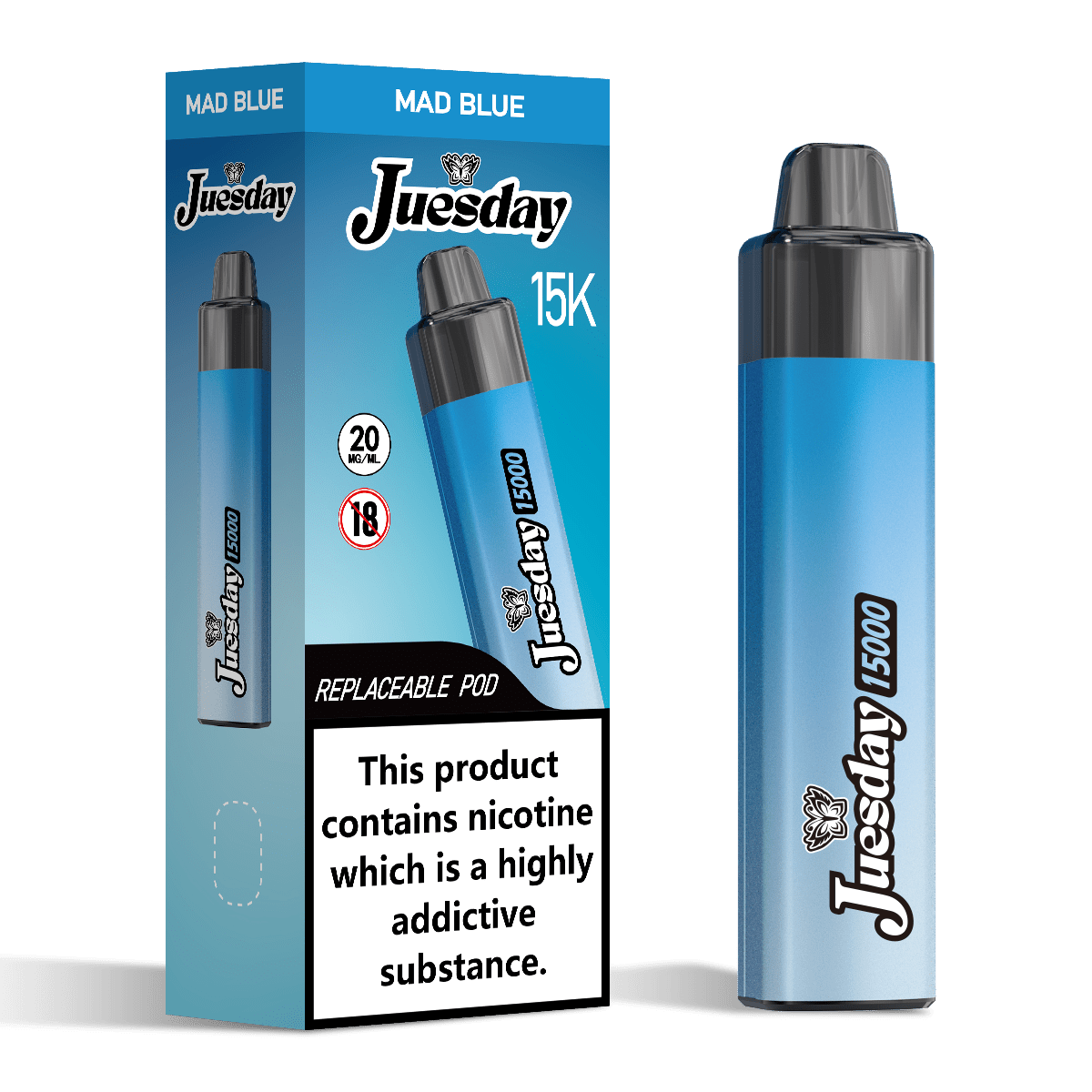 Juesday 15k Prefilled Pod Vape Kit - Power Vape Shop
