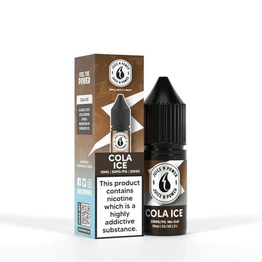 Juice N Power Cola Ice - Nic Salt - Power Vape Shop