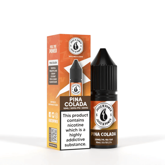 Juice N Power Pina Colada - Nic Salt - Power Vape Shop