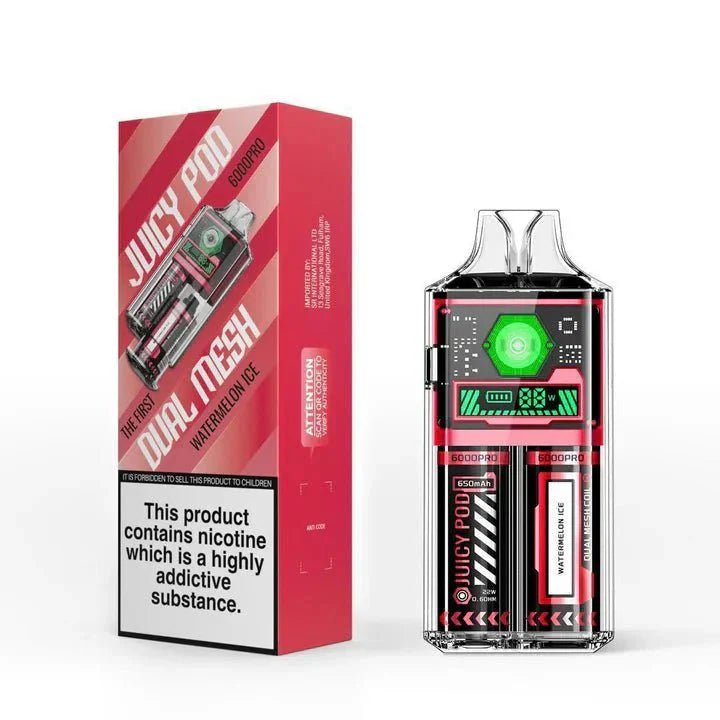 Juicy Pod Good Pro 6000 Disposable Vape | Crystal Design - Power Vape Shop