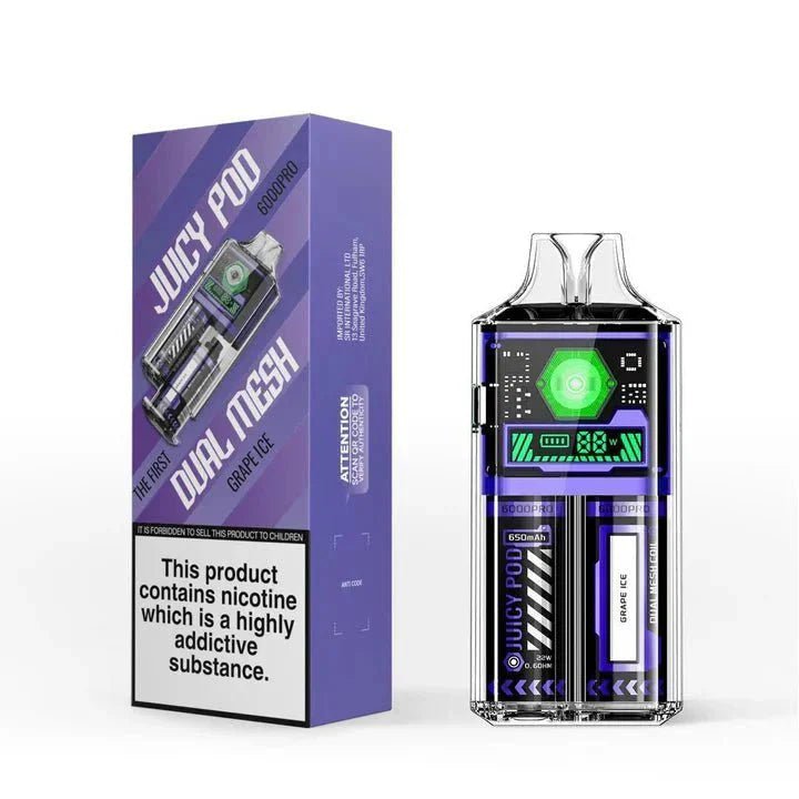 Juicy Pod Good Pro 6000 Disposable Vape | Crystal Design - Power Vape Shop