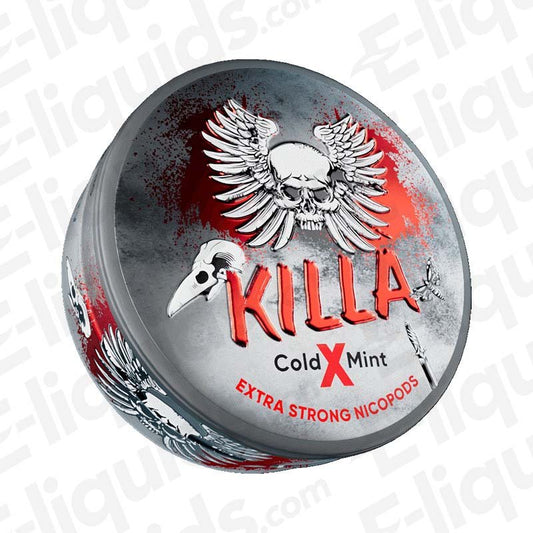 Killa Cold X Mint Extra Strong Nicotine Snus Pouches - Power Vape Shop