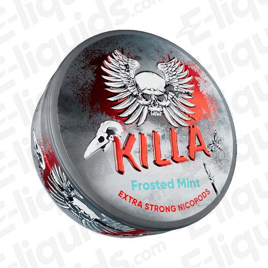 Killa Frosted Mint Extra Strong Nicotine Snus Pouches - Power Vape Shop