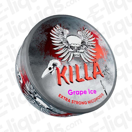 Killa Grape Ice Extra Strong Nicotine Snus Pouches - Power Vape Shop