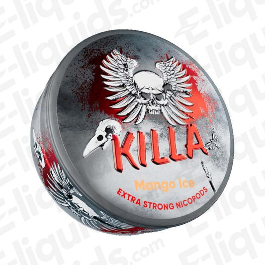 Killa Mango Ice Extra Strong Nicotine Snus Pouches - Power Vape Shop