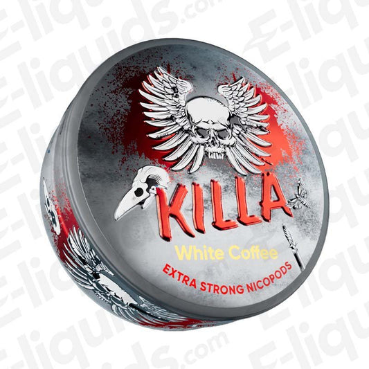 Killa White Coffee Extra Strong Nicotine Snus Pouches - Power Vape Shop